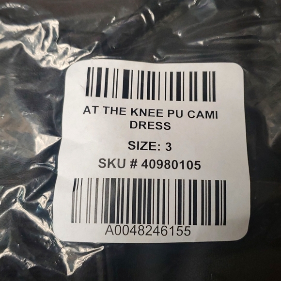 ❤️NWT VINTAGE TORRID DRESS - FAUX VEGAN LEATHER PLEATHER  CAMI POCKETS PLUS SIZE - Picture 7 of 14